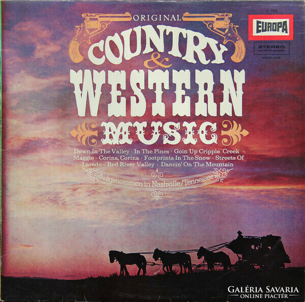 The nashville gamblers - the westward wanderers - original country & western music (lp, rp)