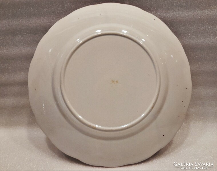 Antique Strasbourg faience plate 19th century