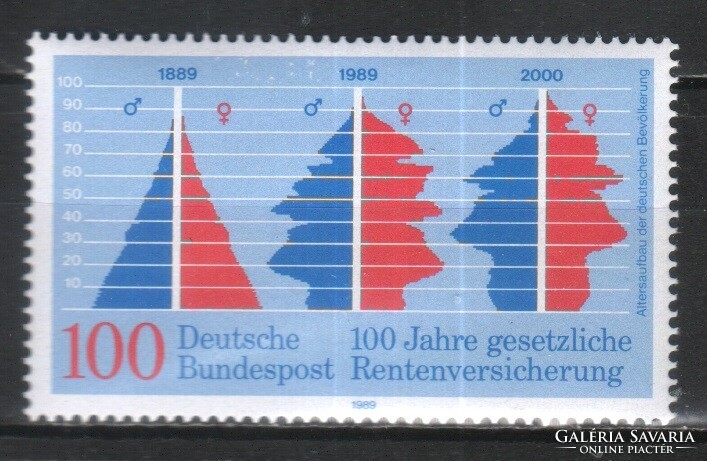 Postatiszta Bundes 1970 Mi 1426     1,80 Euró