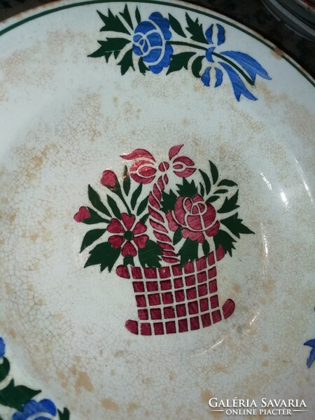 Hollóháza festett Antik tányér gyűjteményből 9
