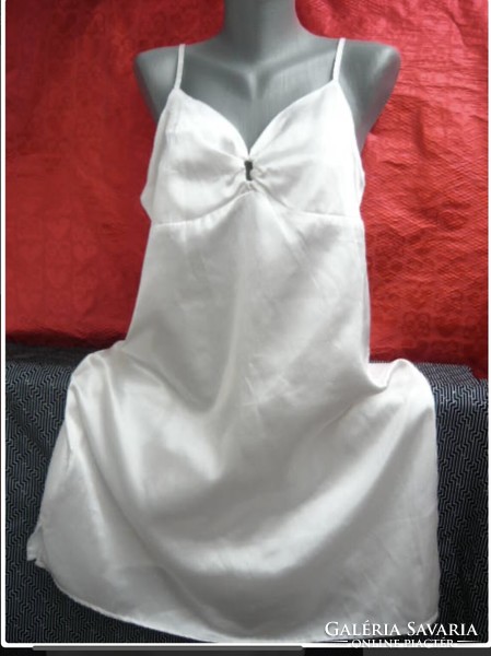 White satin nightgown size m