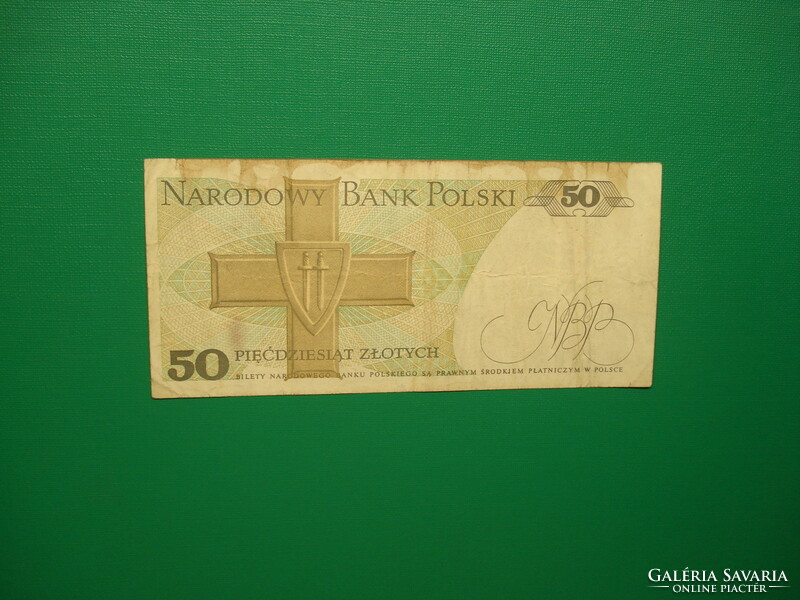 Lengyelország 50 zloty zlotych 1988   KI