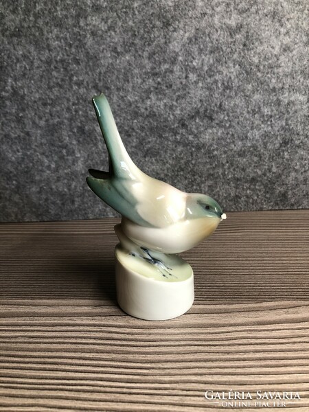 Zsolnay porcelain bird, statue, ornament damaged