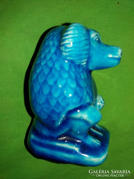 Antique Egyptian blue baboon thot statue 12 cm according to the pictures