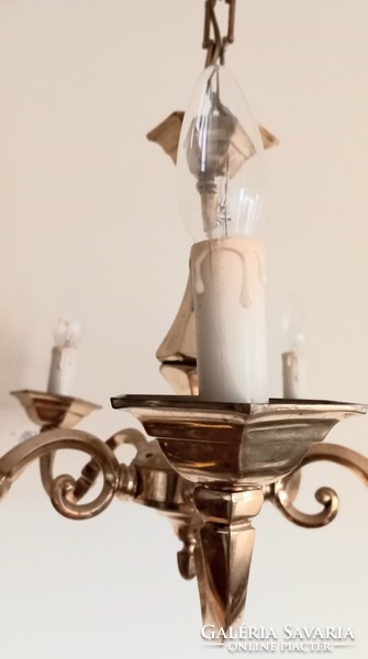 Réz 5 karos mennyezeti lámpa ALKUDHATÓ Art deco design