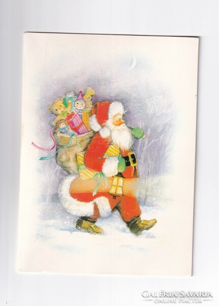 T:00 large musical postcard with Santa Claus (currently not working)