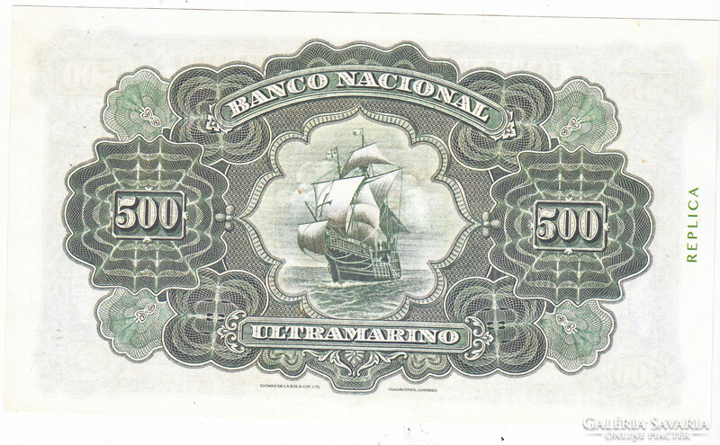 Portugál India 500 rupia MINTADARAB 1924 REPLIKA