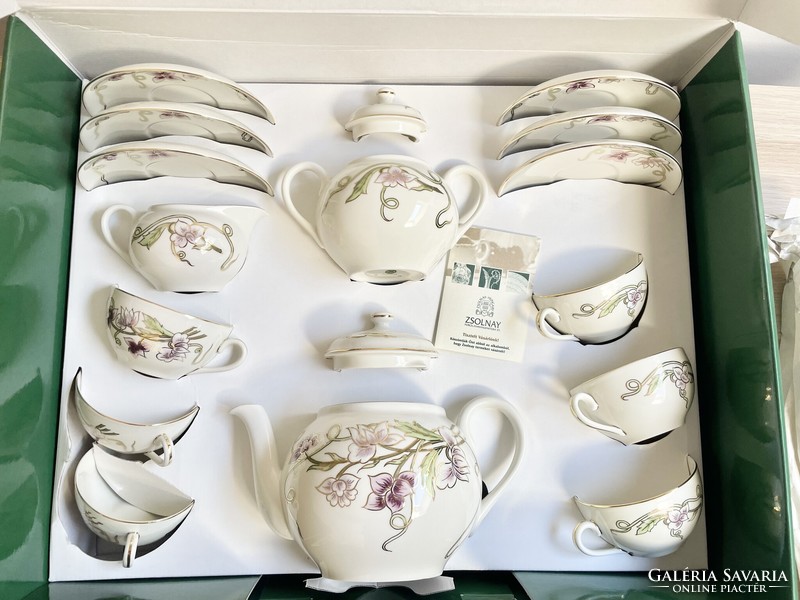 New Zsolnay spring tea set 100/178
