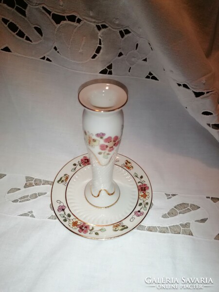 Zsolnay butterfly pattern candle holder 1.