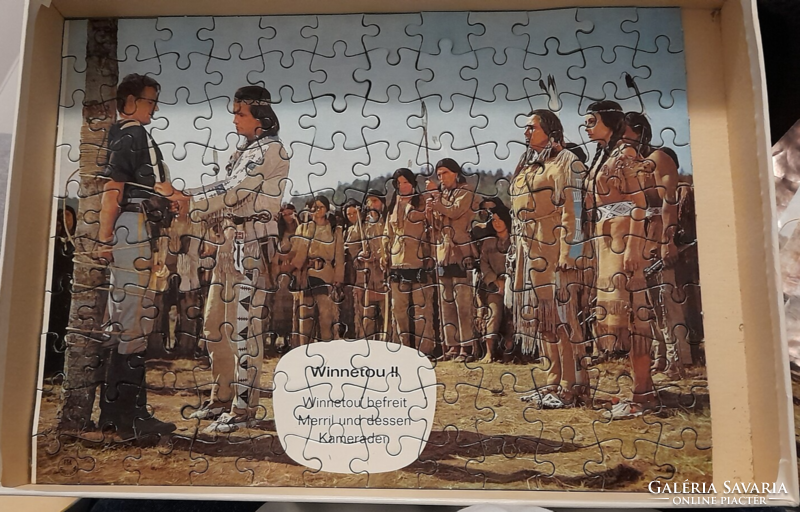 Retro Winnetou 2  puzzle   (első kiadás 1965)