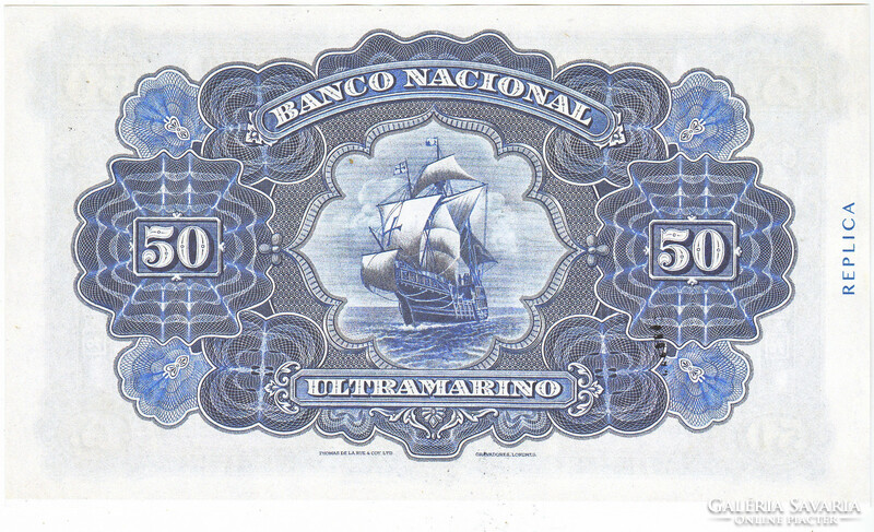Portugál India 50 rupia MINTADARAB 1924 REPLIKA