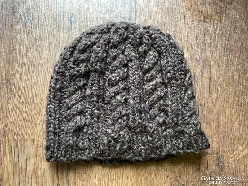Handmade, unique, brown men's hat