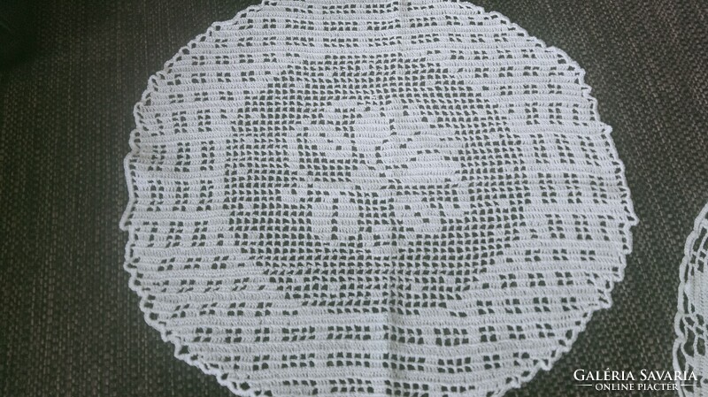 New, hand crocheted / decorative tablecloths