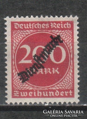 Postatiszta Reich 0096 Mi Hivatalos 78       0,60 Euró