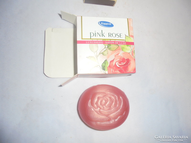 Pink Rose szappan dobozában