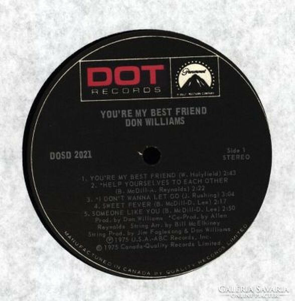 Don Williams  - You're My Best Friend (LP, Album)