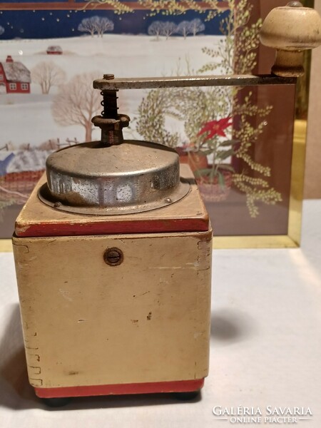 Old grinder with aero inscription