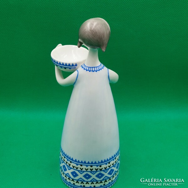 J. Starling girl with a bowl figurine