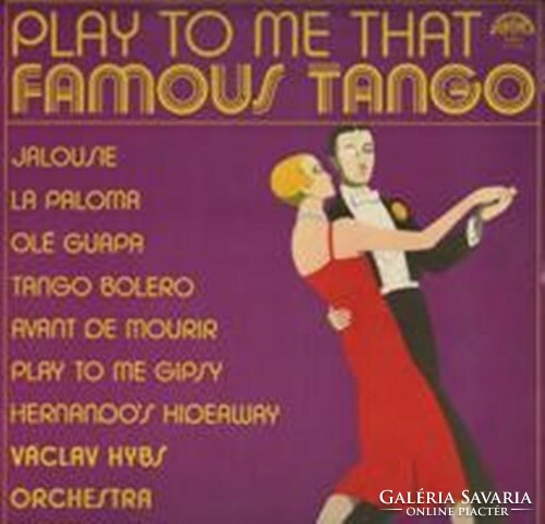 Václav Hybš Orchestra - Play To Me That Famous Tango (LP, Album)