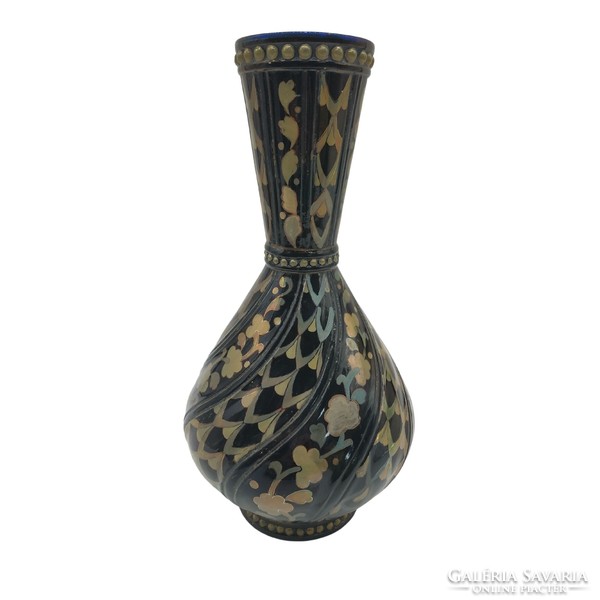 Zsolnay black Art Nouveau vase m00948