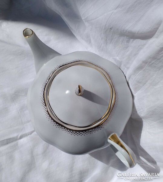Iris porcelán elegáns egyszerű teáskészlet