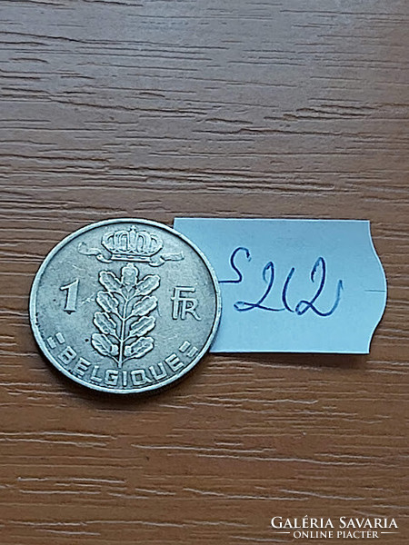 Belgium belgique 1 franc 1951 s212