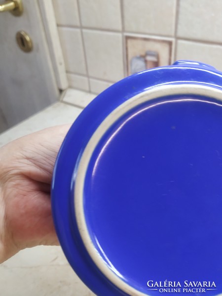 Blue ceramic spout, jug for sale!