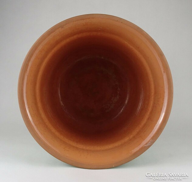 1P564 large green ceramic bowl