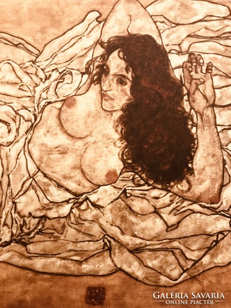 Egon Schiele (1890-1918) - Nude (limited edition print)