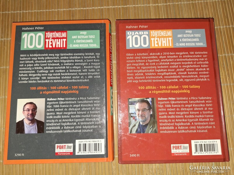 100 történelmi tévhit és Újabb 100 történelmi tévhit.2 könyv egyben.3900.-Ft