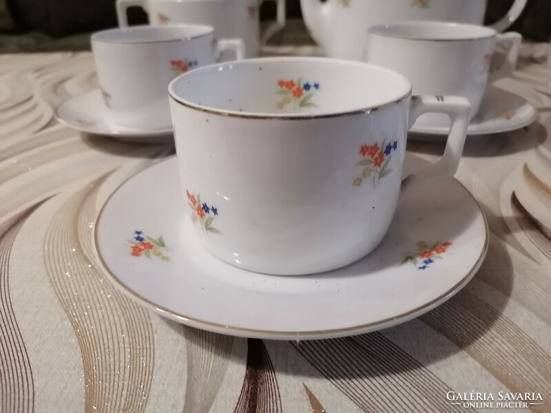 Zsolnay antique tea set