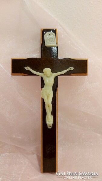 Wooden crucifix, wall decoration.