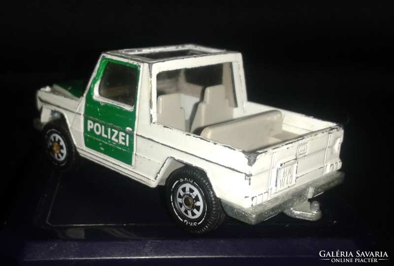 Siku 1044 Mercedes Benz 280GE "Polizei" 1/55 - Made in W.Germany - fém alj