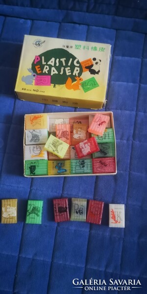 Complete box of scented eraser collection 48 pcs