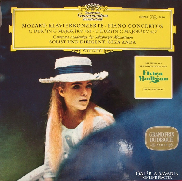 Mozart -anda - clavier concerto in G major kv 453 ・C major kv 467 (LP, album)