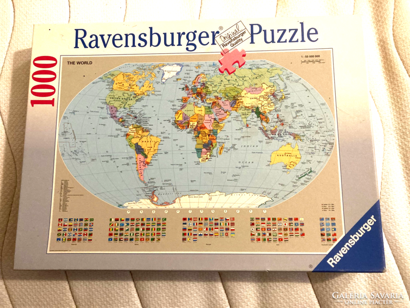 Világtérkép Ravensburger 1000 db-os puzzle