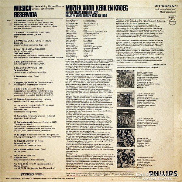 Musica Reservata - En Lust, Krijg En Vrede Tussen 1350 En 1500 (LP, Comp)