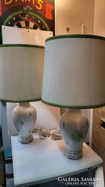 Huge Herend lamp in a pair of 2 pcs / 70cm