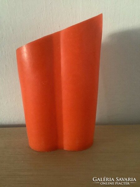 Retro orange milk container