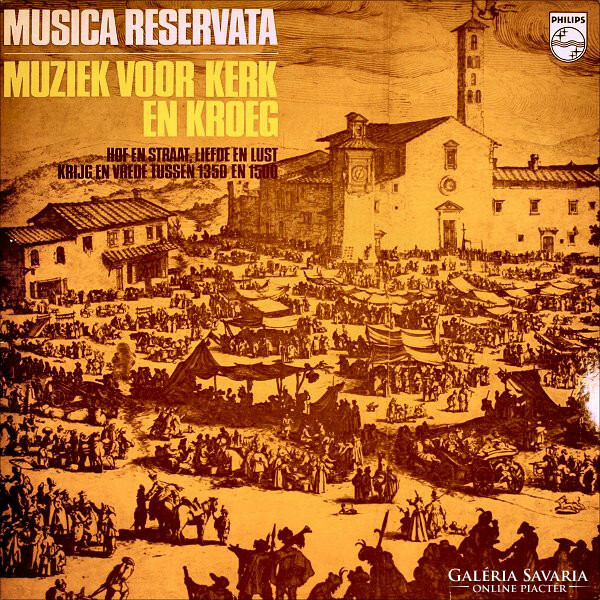 Musica reservata - en lust, krijg en vrede tussen 1350 en 1500 (lp, comp)