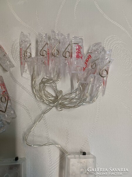 Coca cola Christmas tree garland light string, battery operated