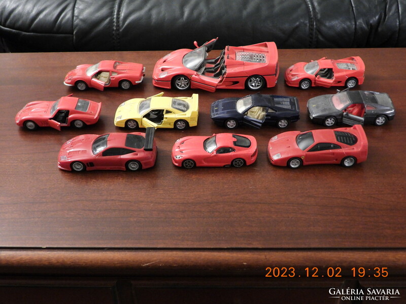 Ferrari (and a dodge viper) model, small car collection for sale