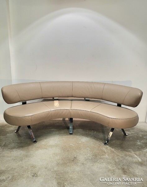 Joop himolla designer leather sofa, dining bench, waiting room seating furniture