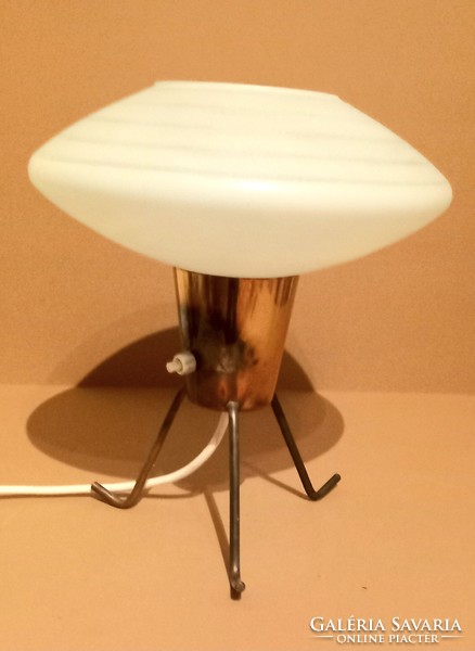 Vintage tripod asztali lámpa ALKUDHATÓ Art deco design