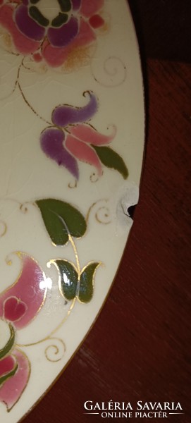 Zsolnay cake plate *damaged*