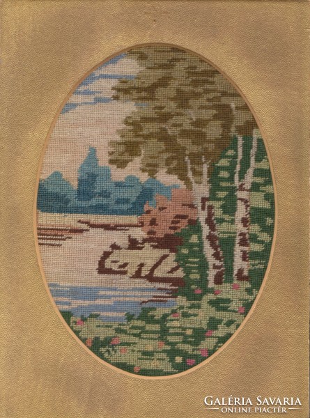 Early tapestry of Zsuzsa Péreli