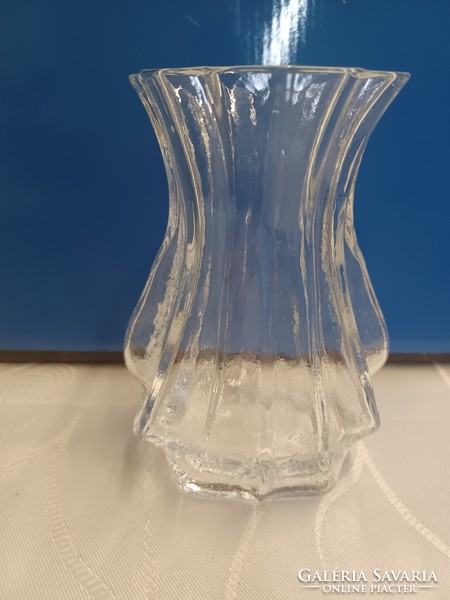 Svéd üveg váza, SEA OF SWEDEN