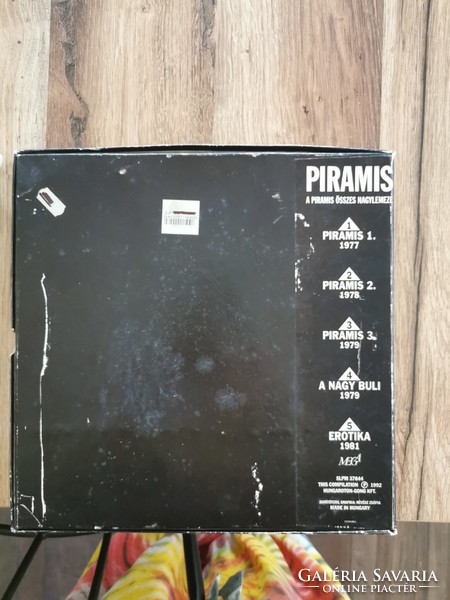 Pyramid vinyl record collection