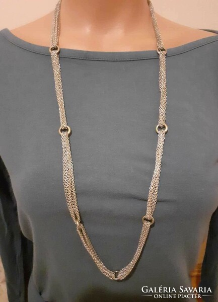 Silver-colored Liz Claiborne necklace