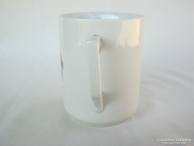 Zsolnay porcelán mese mintás gyerek bögre okos kis csacsi